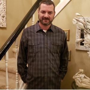 Mens Button Up Dress Shirt